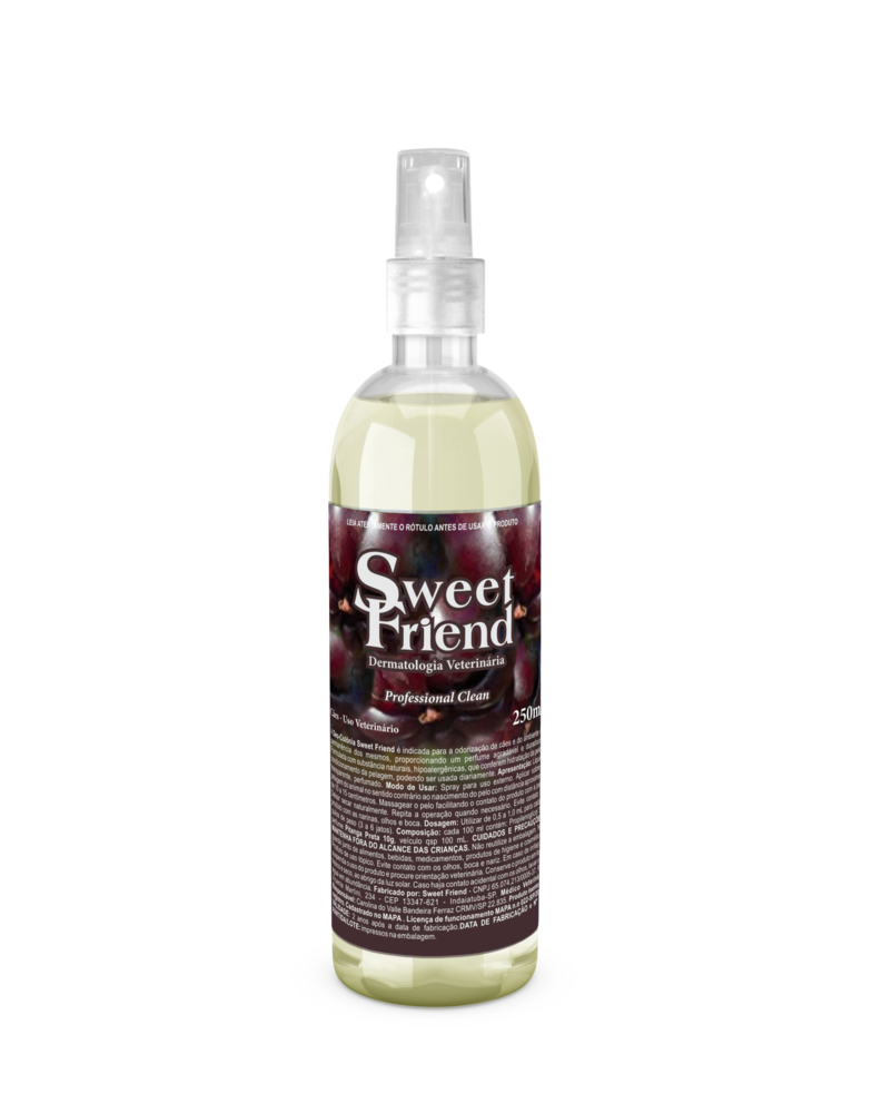 Perfume Sweet Friend Deo-Colônia Pitanga Preta - Cães - 250mL