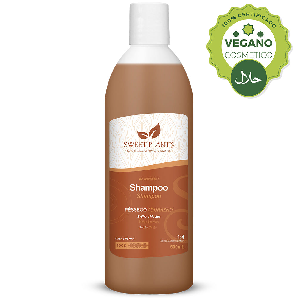 Shampoo Sweet Friend Sweet Plants - Pêssego - Cães - 500mL