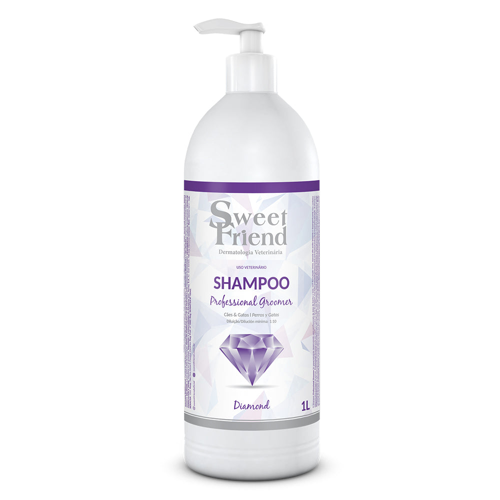 Shampoo Sweet Friend Professional Groomer - Diamond - Cães e Gatos - 1L