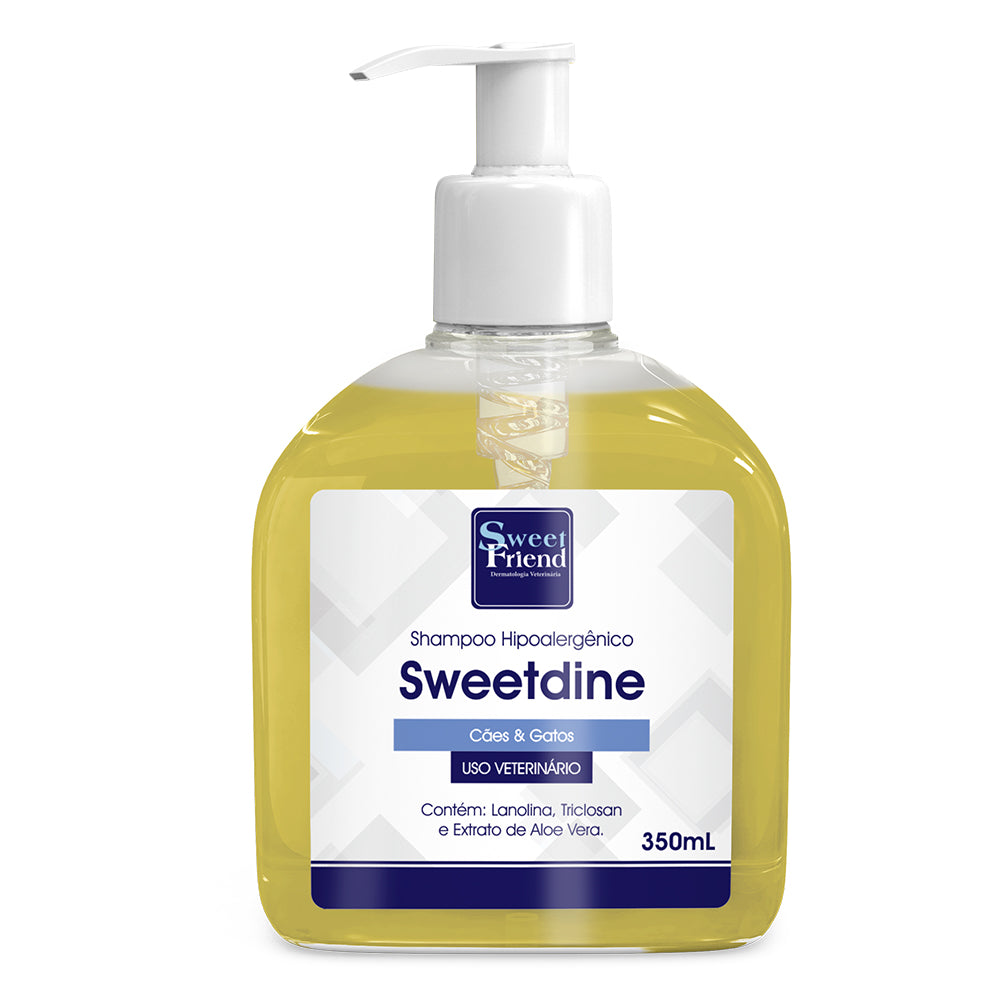 Shampoo Hipoalergênico Sweet Friend - Sweetdine - Cães e Gatos - 350mL