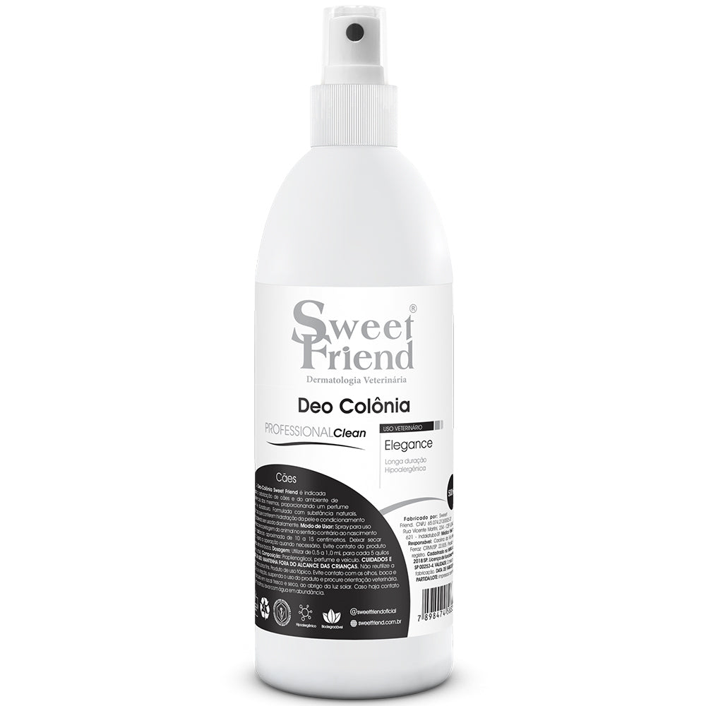 Perfume Sweet Friend Deo-Colônia Professional Clean - Elegance - Cães - 500mL