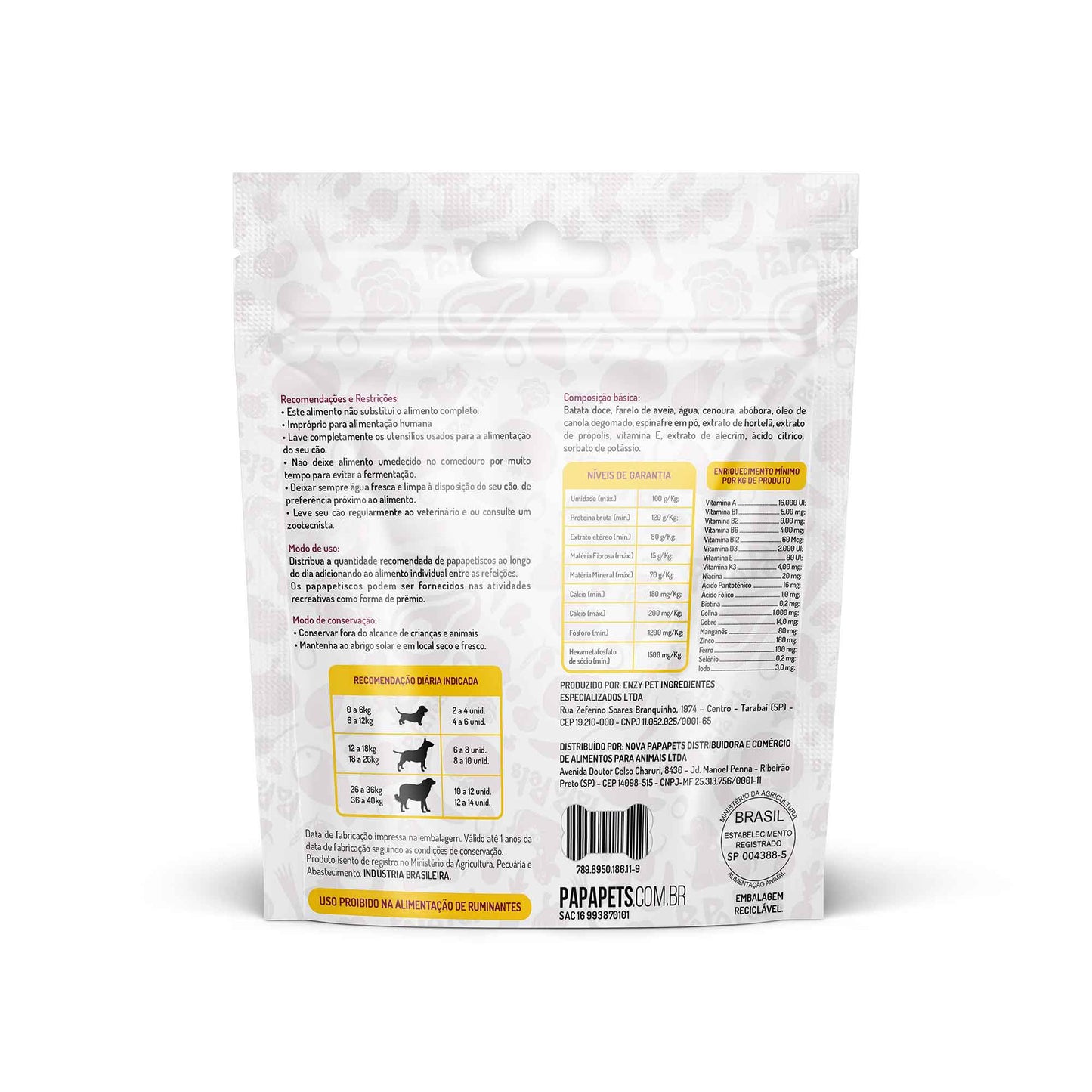 Papapets Papapetisco Hálito 150g