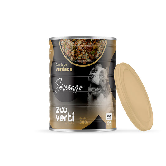 Zooverti Só frango - Lata 300g