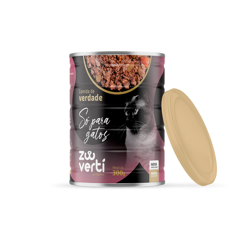 Zooverti Só para gatos - Lata 300g