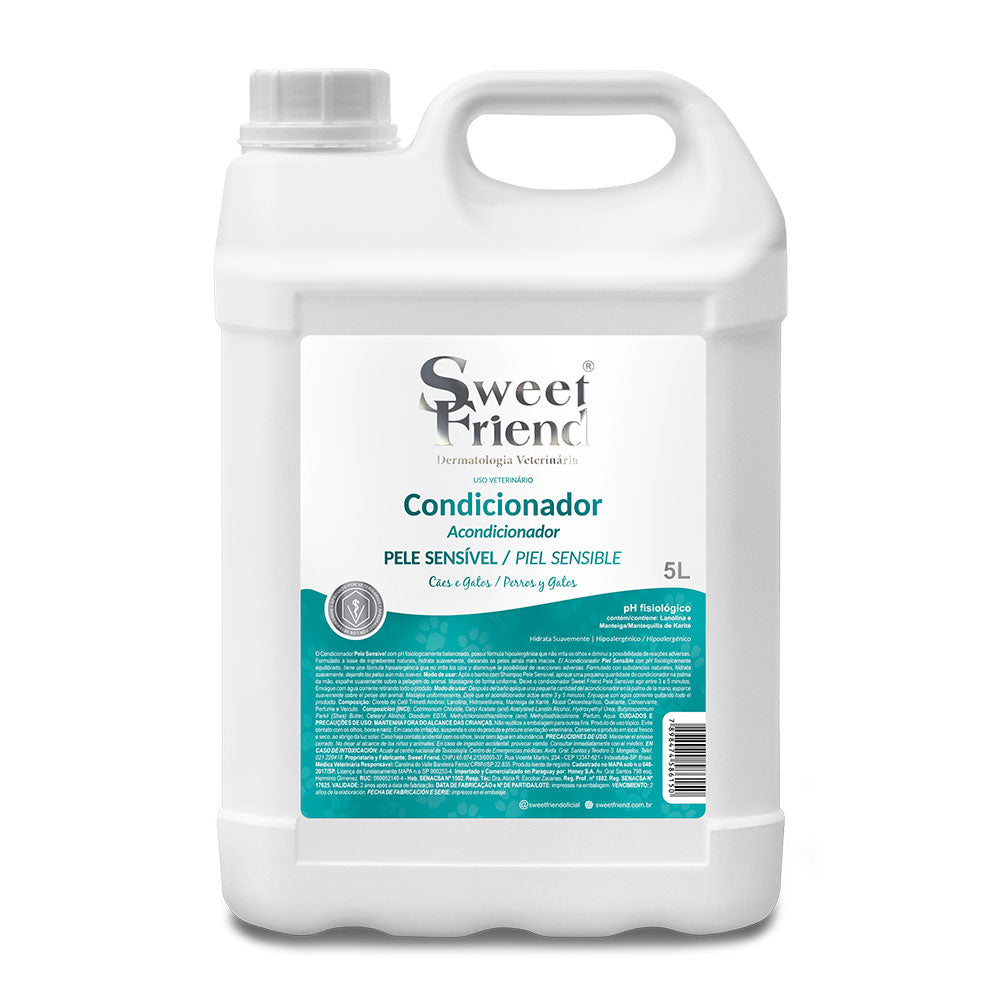 Condicionador Sweet Friend Pele Sensível - Cães e Gatos - 5 litros