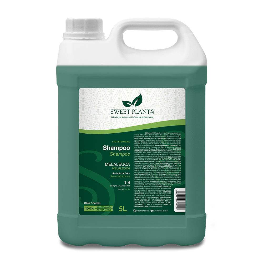 Shampoo Sweet Friend Sweet Plants - Melaleuca - Cães - 5L