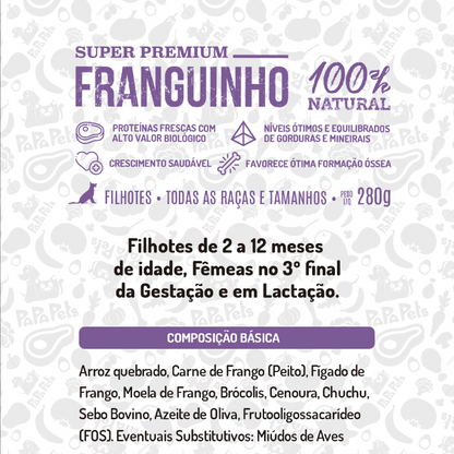 Papapets Franguinho - Lata 280g