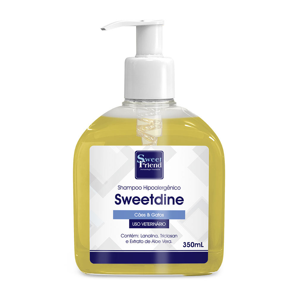 Shampoo Hipoalergênico Sweet Friend - Sweetdine - Cães e Gatos - 350mL