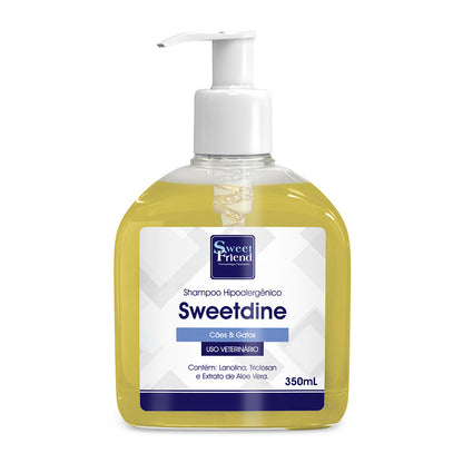 Shampoo Hipoalergênico Sweet Friend - Sweetdine - Cães e Gatos - 350mL