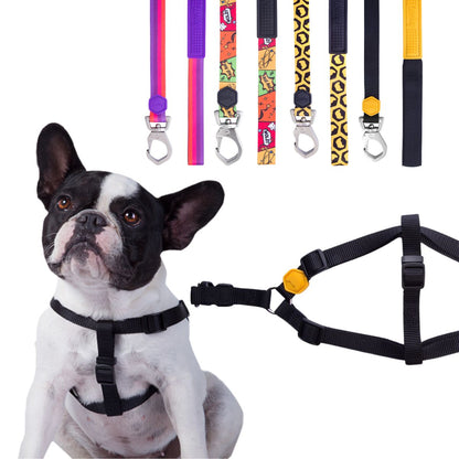 Kit Coleira Peitoral Woley Basicão M + Escolha sua Guia