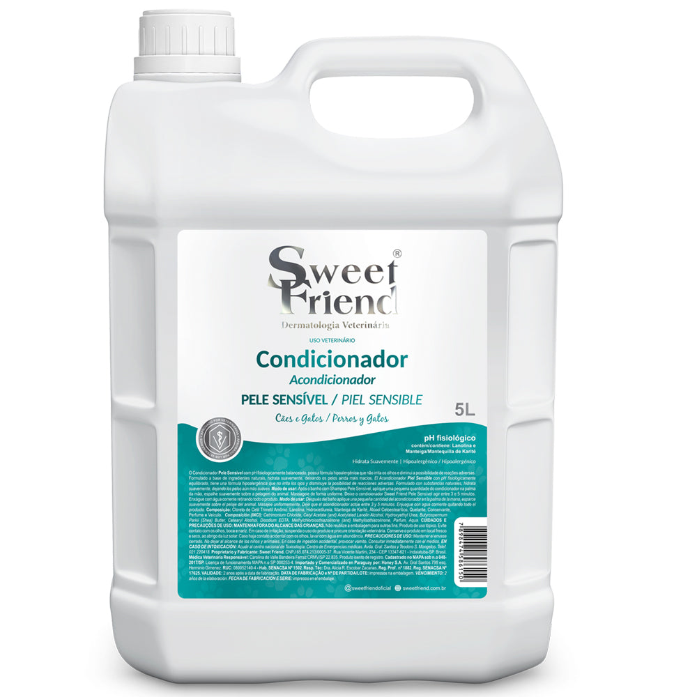 Condicionador Sweet Friend Pele Sensível - Cães e Gatos - 5 litros