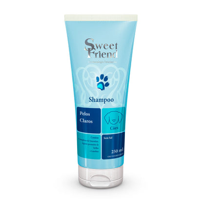 Shampoo Sweet Friend Pelos Claros - Cães - 250mL