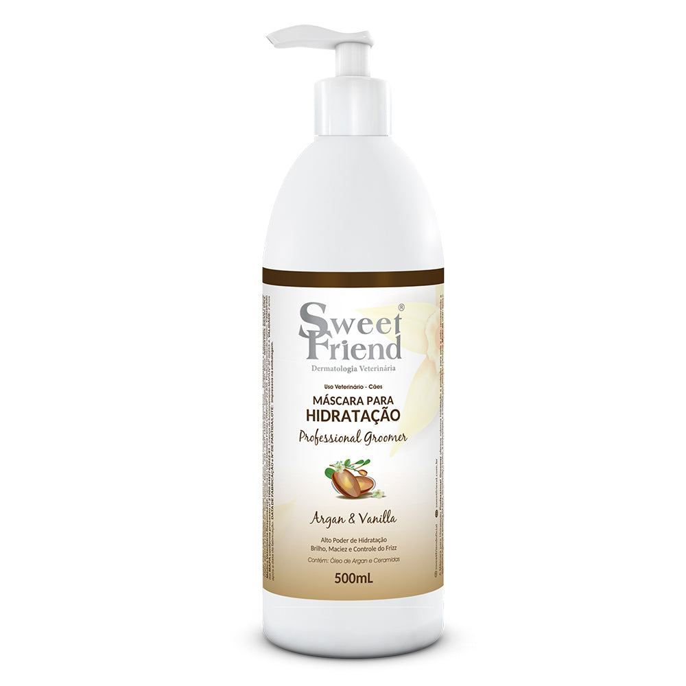 Máscara para Hidratação Sweet Friend Professional Groomer - Argan e Vanilla - Cães - 500mL