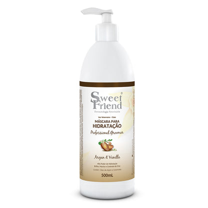 Máscara para Hidratação Sweet Friend Professional Groomer - Argan e Vanilla - Cães - 500mL