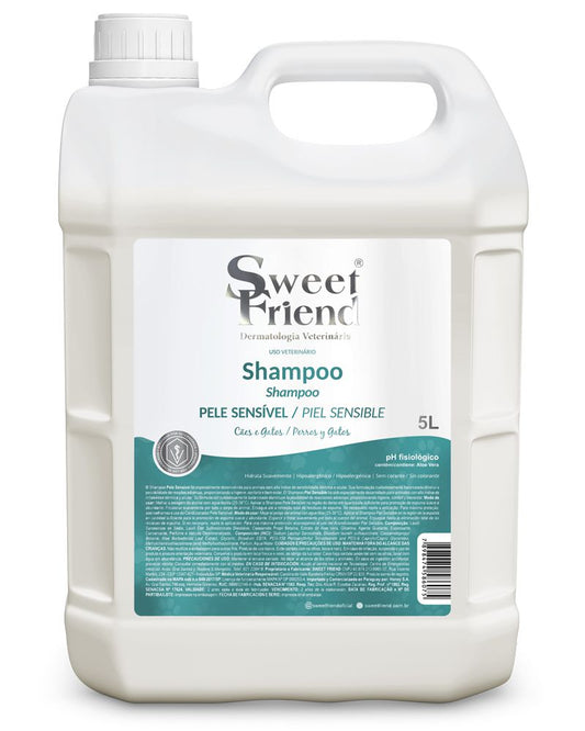 Shampoo Sweet Friend Pele Sensível - Cães e Gatos - 5 litros