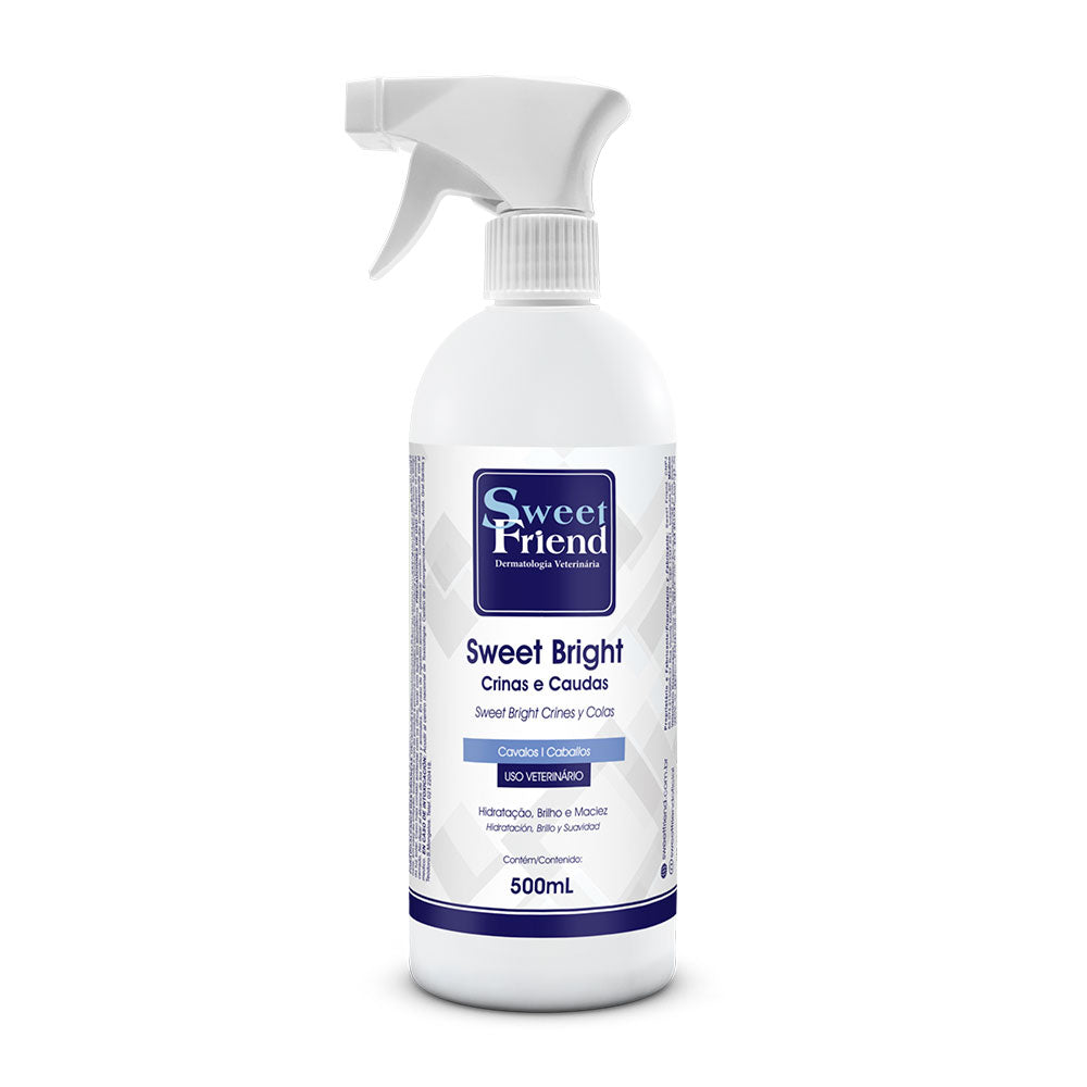Abrilhantador Crinas e Caudas Sweet Bright Sweet Friend - Cavalos - 500mL
