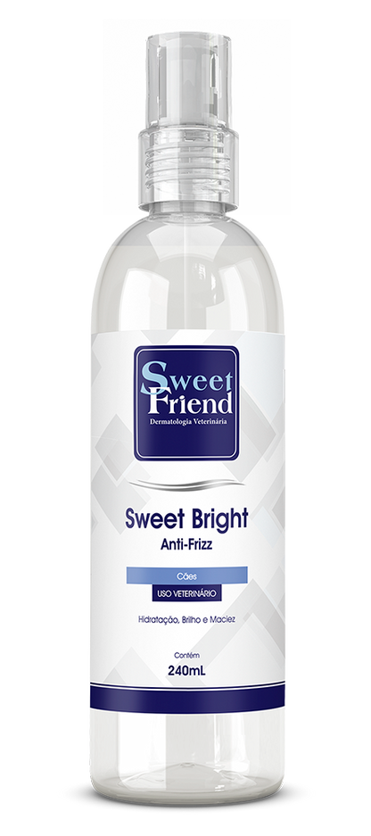 Anti-Frizz e Brilho Instantâneo Sweet Friend - Sweet Bright - Cães - 240mL