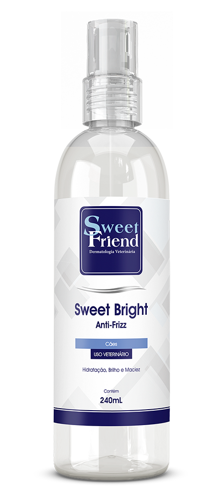 Anti-Frizz e Brilho Instantâneo Sweet Friend - Sweet Bright - Cães - 240mL