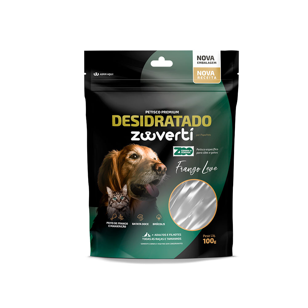 Zooverti Desidratado Frango Leve 100g