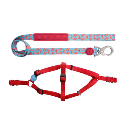 Kit Coleira Peitoral Woley Catchup M + Escolha sua Guia
