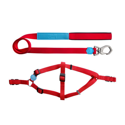 Kit Coleira Peitoral Woley Catchup M + Escolha sua Guia