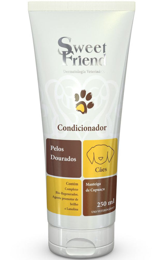 Condicionador Sweet Friend Pelos Dourados - Cães - 250mL
