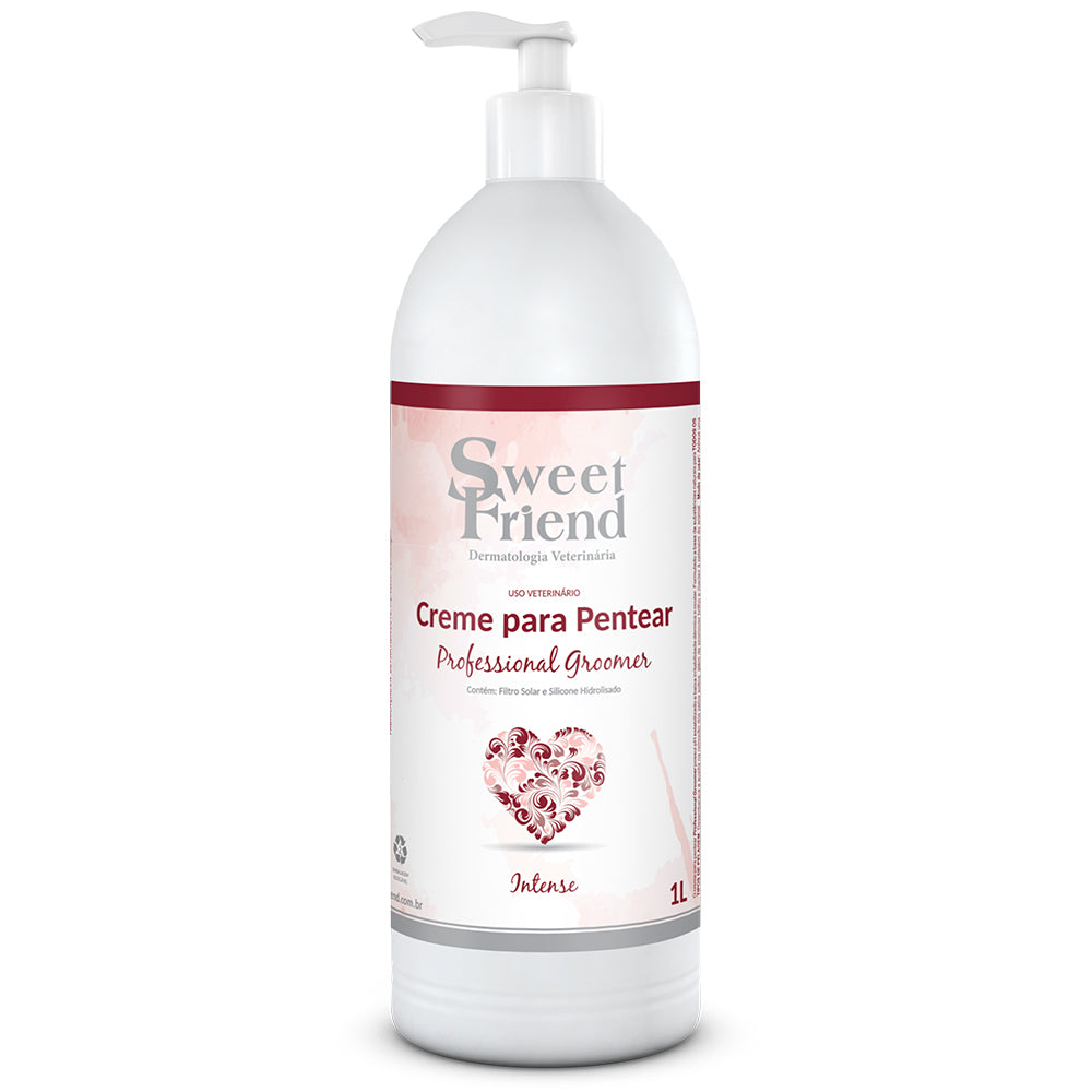 Creme para Pentear Sweet Friend Professional Groomer - Intense - Cães - 1L