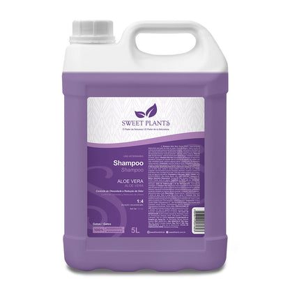 Shampoo Sweet Friend Sweet Plants - Aloe Vera - Gatos - 5L