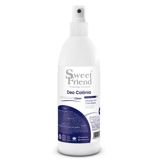 Perfume Sweet Friend Deo-Colônia Professional Clean - Morango com Champagne - Cães - 500mL