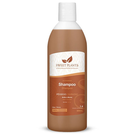 Shampoo Sweet Friend Sweet Plants - Pêssego - Cães - 500mL