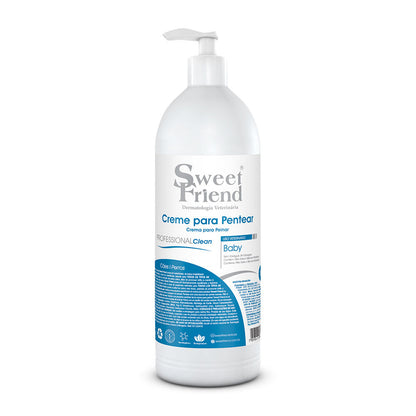 Creme para Pentear Sweet Friend Professional Clean - Baby - Cães - 1L