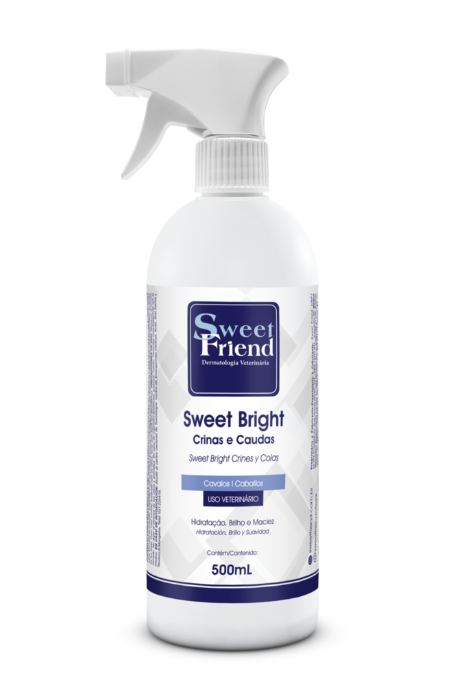 Abrilhantador Crinas e Caudas Sweet Bright Sweet Friend - Cavalos - 500mL
