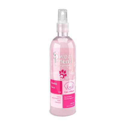 Banho a Seco Sweet Friend Rosa Unissex - Cães - 240mL