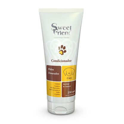 Condicionador Sweet Friend Pelos Dourados - Cães - 250mL