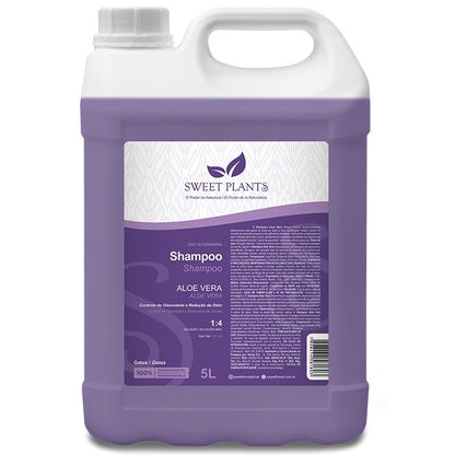 Shampoo Sweet Friend Sweet Plants - Aloe Vera - Gatos - 5L