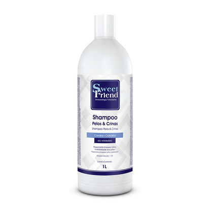 Shampoo Sweet Friend Pelos e Crinas - Cavalos - 1L