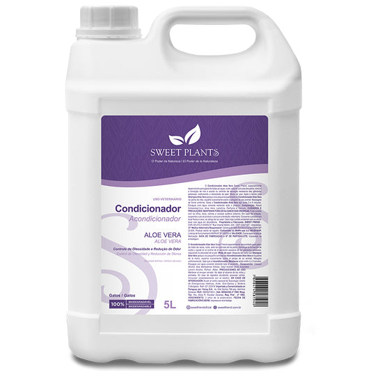 Condicionador Sweet Friend Sweet Plants - Aloe Vera - Gatos - 5L