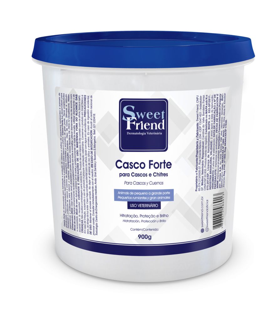 Hidratante para Cascos e Chifres Sweet Friend - Casco Forte - 900g