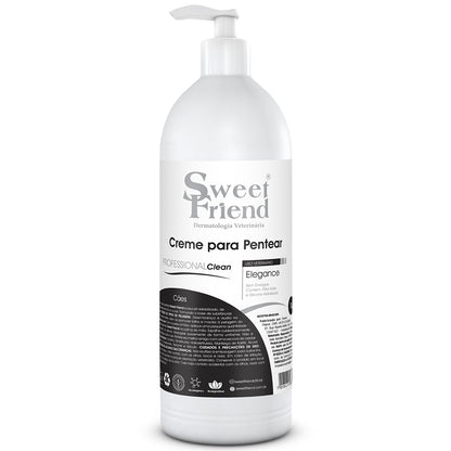 Creme para Pentear Sweet Friend Professional Clean - Elegance - Cães - 1L