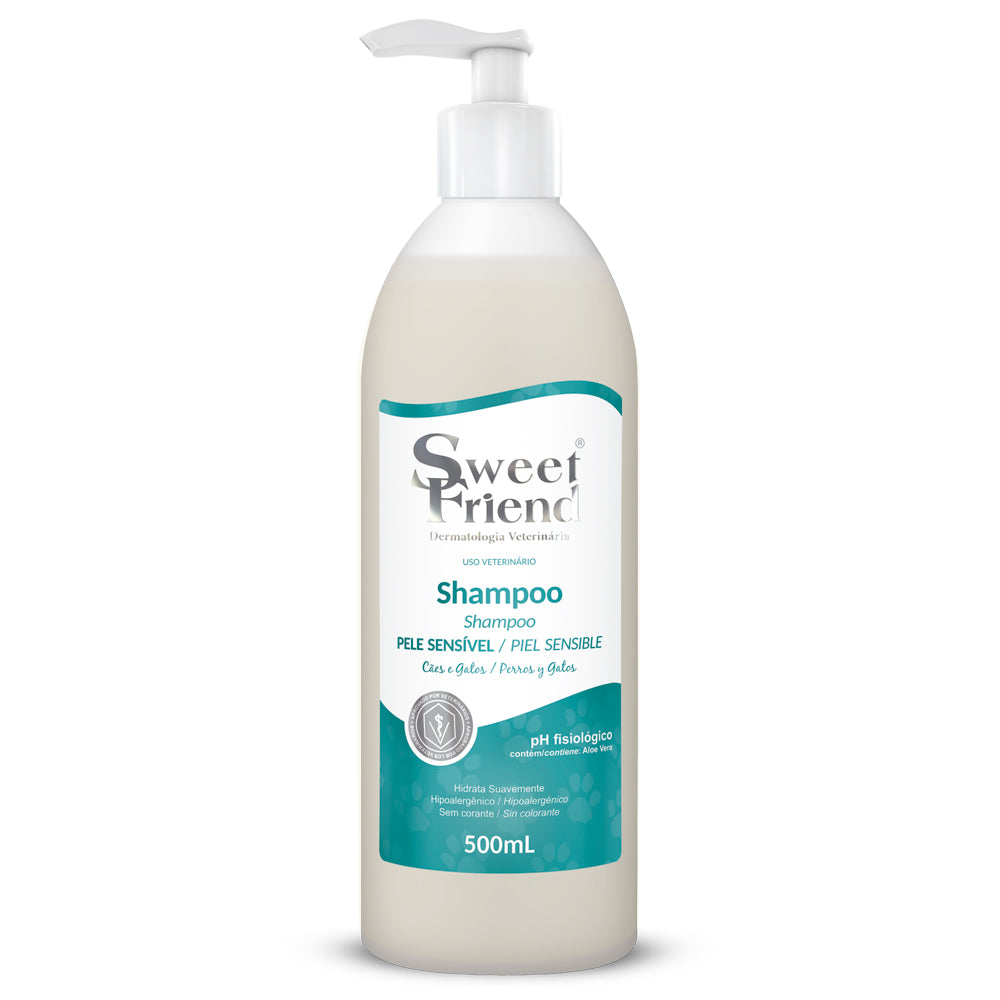 Shampoo Sweet Friend Pele Sensível - Cães e Gatos - 500mL