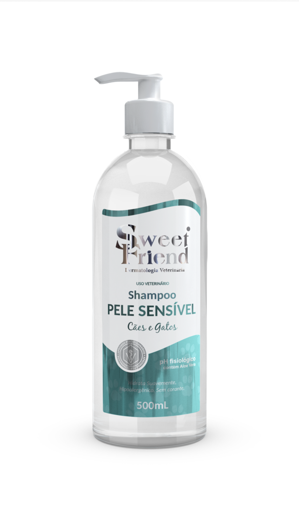 Shampoo Sweet Friend Pele Sensível - Cães e Gatos - 500mL