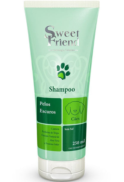 Shampoo Sweet Friend Pelos Escuros - Cães - 250mL