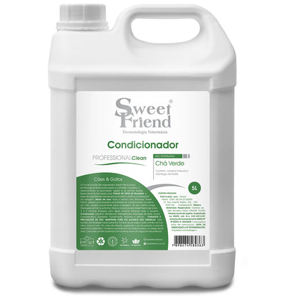 Condicionador Sweet Friend Professional Clean - Chá Verde - Cães e Gatos - 5L