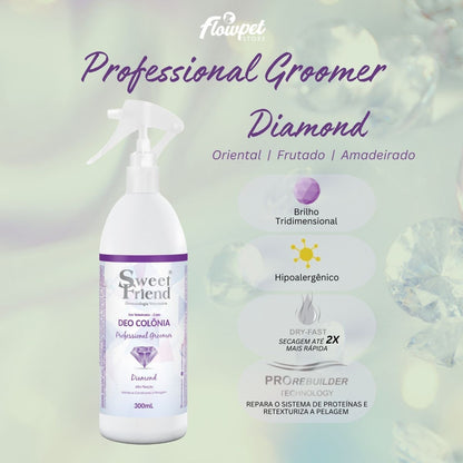 Perfume Sweet Friend Deo-Colônia Professional Groomer - Diamond - Cães - 300mL