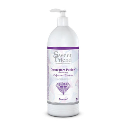 Creme para Pentear Sweet Friend Professional Groomer - Diamond - Cães - 1L
