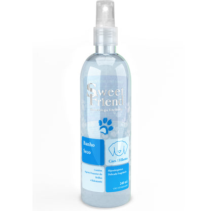 Banho a Seco Sweet Friend Azul Unissex - Cães - 240mL